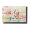 'Floral Grateful Heart' by Cindy Jacobs, Canvas Wall Art