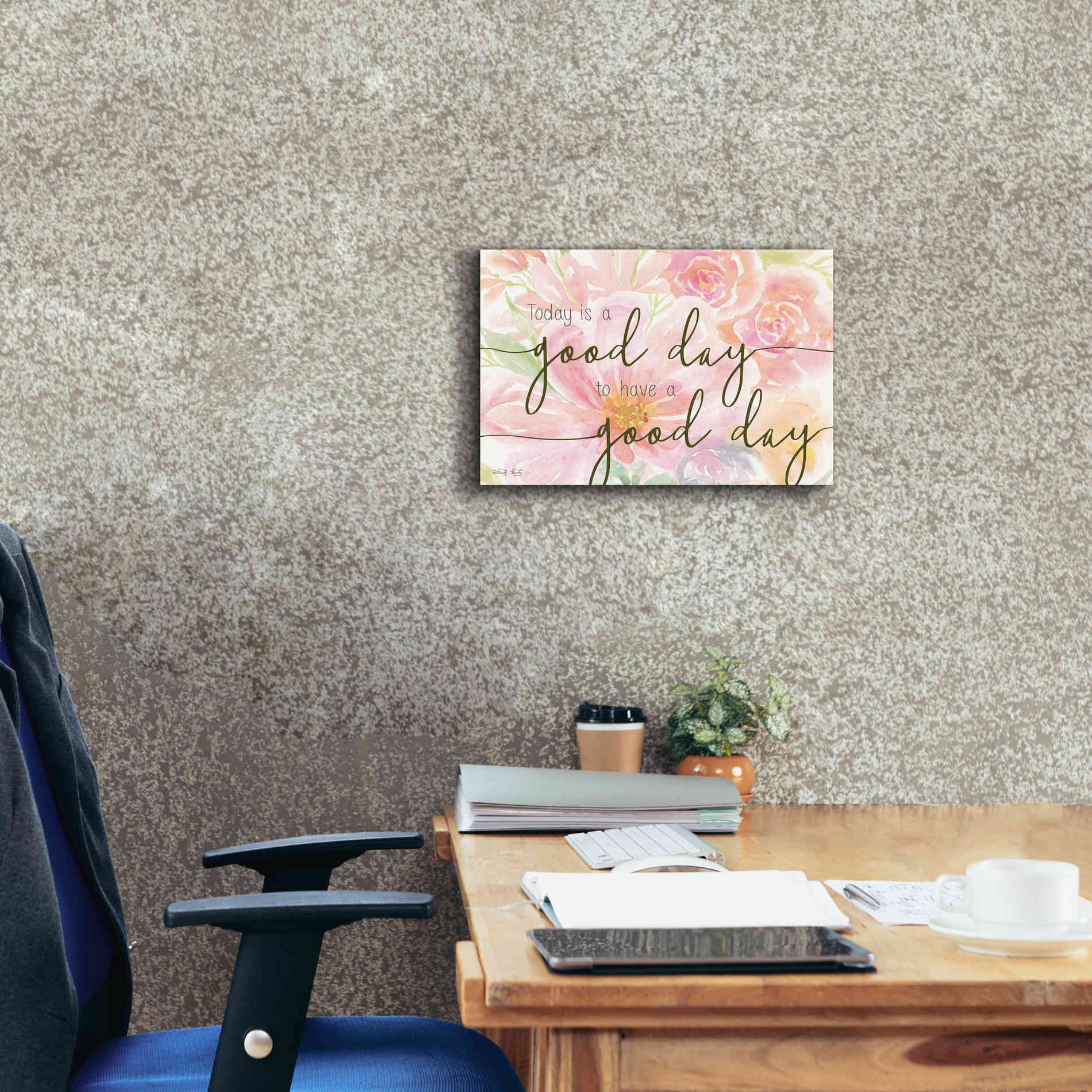 'Floral Good Day' by Cindy Jacobs, Canvas Wall Art,18 x 12