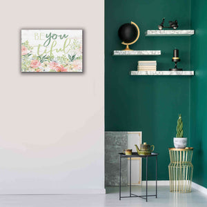 'Floral Be You Tiful' by Cindy Jacobs, Canvas Wall Art,26 x 18