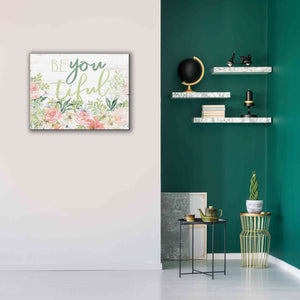 'Floral Be You Tiful' by Cindy Jacobs, Canvas Wall Art,34 x 26