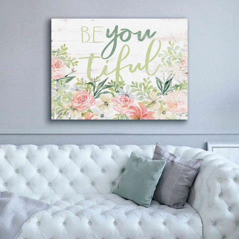 Image of 'Floral Be You Tiful' by Cindy Jacobs, Canvas Wall Art,54 x 40