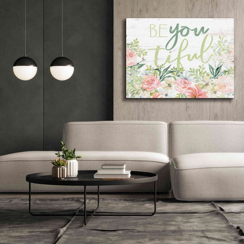 Image of 'Floral Be You Tiful' by Cindy Jacobs, Canvas Wall Art,54 x 40