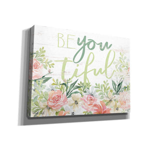 'Floral Be You Tiful' by Cindy Jacobs, Canvas Wall Art