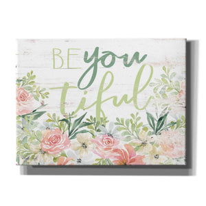 'Floral Be You Tiful' by Cindy Jacobs, Canvas Wall Art