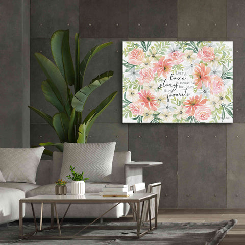 Image of 'Floral Love Story' by Cindy Jacobs, Canvas Wall Art,54 x 40