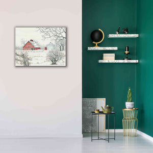 'Winter Barn' by Cindy Jacobs, Canvas Wall Art,34 x 26