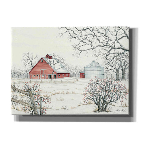 Image of 'Winter Barn' by Cindy Jacobs, Canvas Wall Art