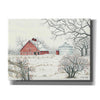 'Winter Barn' by Cindy Jacobs, Canvas Wall Art