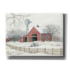 'Winter Barn with Windmill' by Cindy Jacobs, Canvas Wall Art
