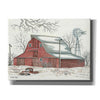 'Winter Barn with Pickup Truck' by Cindy Jacobs, Canvas Wall Art