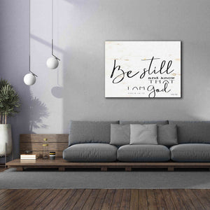 'Be Still and Know That I Am God' by Cindy Jacobs, Canvas Wall Art,54 x 40