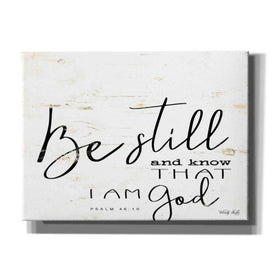 'Be Still and Know That I Am God' by Cindy Jacobs, Canvas Wall Art
