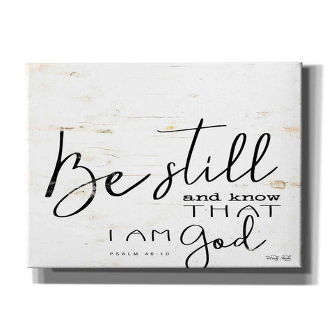 Image of 'Be Still and Know That I Am God' by Cindy Jacobs, Canvas Wall Art