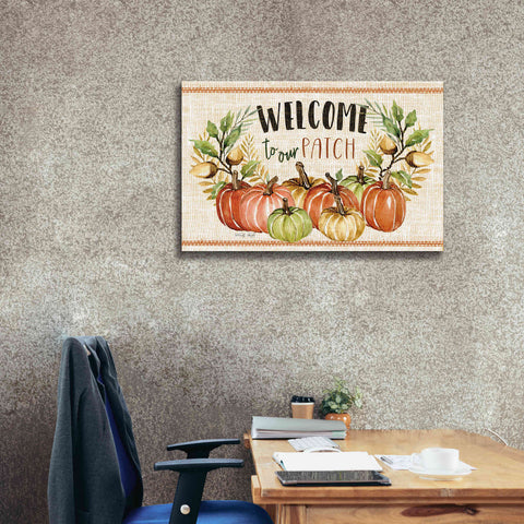 Image of 'Welcome to Our Patch' by Cindy Jacobs, Canvas Wall Art,40 x 26