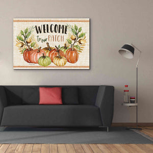 'Welcome to Our Patch' by Cindy Jacobs, Canvas Wall Art,60 x 40
