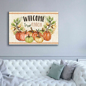 'Welcome to Our Patch' by Cindy Jacobs, Canvas Wall Art,60 x 40