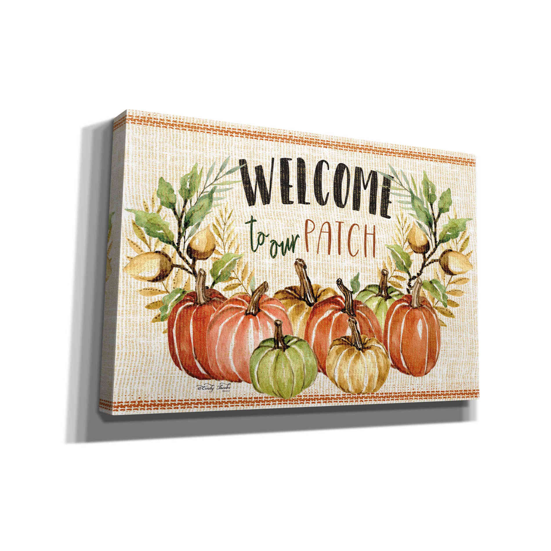 'Welcome to Our Patch' by Cindy Jacobs, Canvas Wall Art