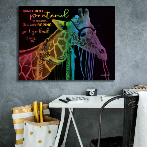 Image of 'Sometimes I Pretend' by Cindy Jacobs, Canvas Wall Art,34 x 26