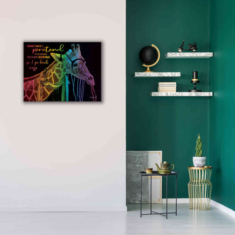 Image of 'Sometimes I Pretend' by Cindy Jacobs, Canvas Wall Art,34 x 26