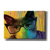 'Cat in Glasses' by Cindy Jacobs, Canvas Wall Art