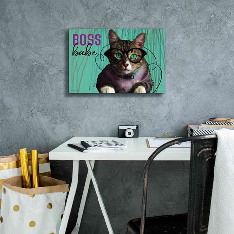 Image of 'Boss Babe' by Cindy Jacobs, Canvas Wall Art,18 x 12