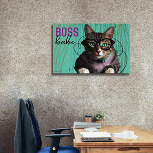 'Boss Babe' by Cindy Jacobs, Canvas Wall Art,40 x 26