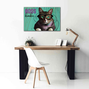 'Boss Babe' by Cindy Jacobs, Canvas Wall Art,40 x 26