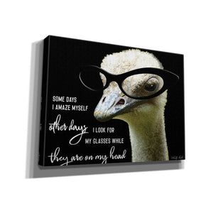 'Ostrich Some Days I Amaze Myself' by Cindy Jacobs, Canvas Wall Art