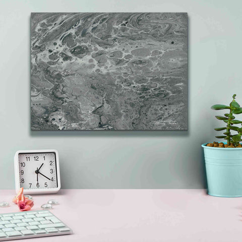 Image of 'Abstract in Gray I' by Cindy Jacobs, Canvas Wall Art,16 x 12