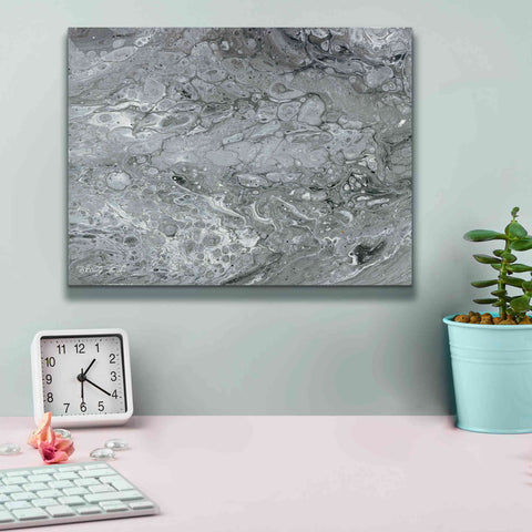 Image of 'Abstract in Gray II' by Cindy Jacobs, Canvas Wall Art,16 x 12