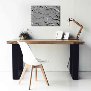 'Abstract in Gray III' by Cindy Jacobs, Canvas Wall Art,26 x 18