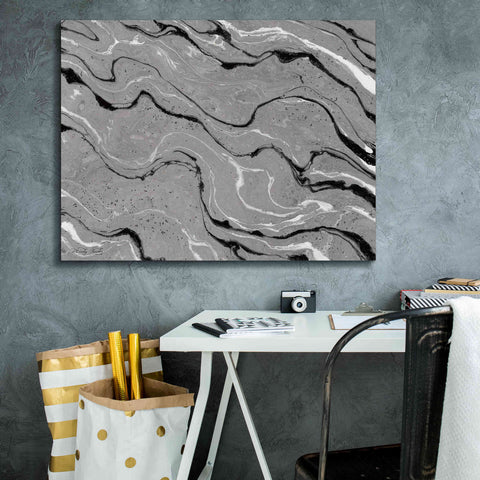 Image of 'Abstract in Gray III' by Cindy Jacobs, Canvas Wall Art,34 x 26