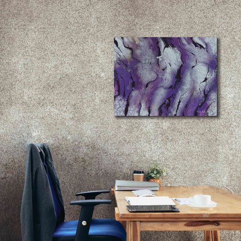 Image of 'Abstract in Purple III' by Cindy Jacobs, Canvas Wall Art,34 x 26