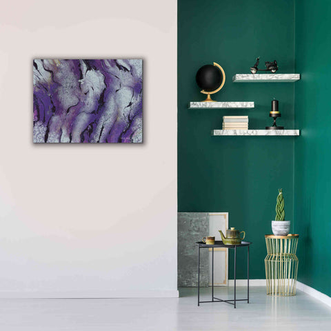 Image of 'Abstract in Purple III' by Cindy Jacobs, Canvas Wall Art,34 x 26