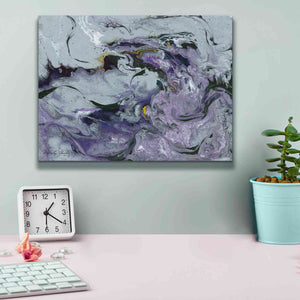 'Abstract in Purple IV' by Cindy Jacobs, Canvas Wall Art,16 x 12