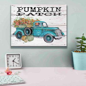'Pumpkin Patch Truck' by Cindy Jacobs, Canvas Wall Art,16 x 12