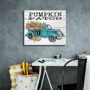 'Pumpkin Patch Truck' by Cindy Jacobs, Canvas Wall Art,24 x 20