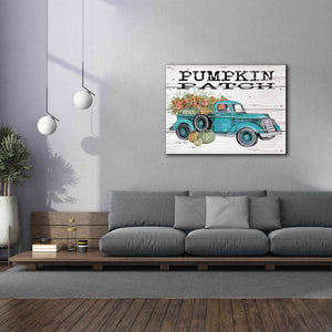 'Pumpkin Patch Truck' by Cindy Jacobs, Canvas Wall Art,54 x 40