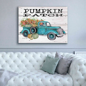 'Pumpkin Patch Truck' by Cindy Jacobs, Canvas Wall Art,54 x 40