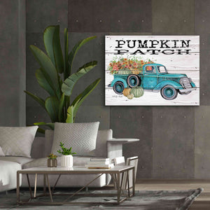 'Pumpkin Patch Truck' by Cindy Jacobs, Canvas Wall Art,54 x 40