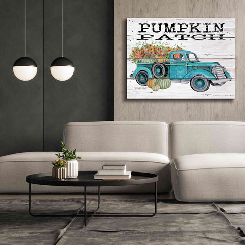 Image of 'Pumpkin Patch Truck' by Cindy Jacobs, Canvas Wall Art,54 x 40