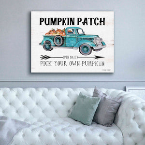 'Pumpkin Patch Open Daily' by Cindy Jacobs, Canvas Wall Art,54 x 40