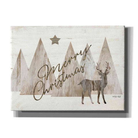 Image of 'Merry Christmas Deer 2' by Cindy Jacobs, Canvas Wall Art