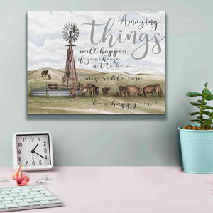 'Amazing Things' by Cindy Jacobs, Canvas Wall Art,16 x 12