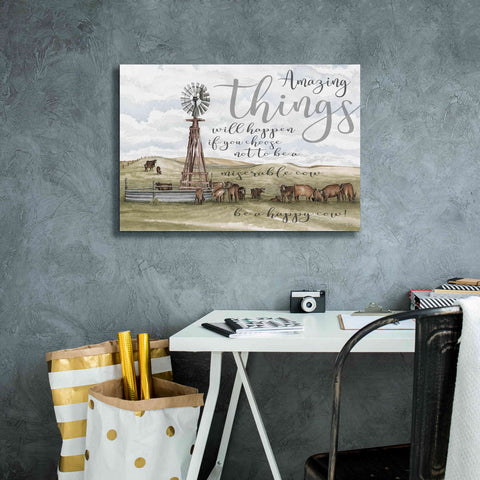 Image of 'Amazing Things' by Cindy Jacobs, Canvas Wall Art,26 x 18