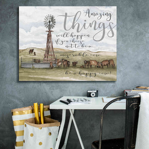 'Amazing Things' by Cindy Jacobs, Canvas Wall Art,34 x 26
