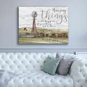 'Amazing Things' by Cindy Jacobs, Canvas Wall Art,54 x 40