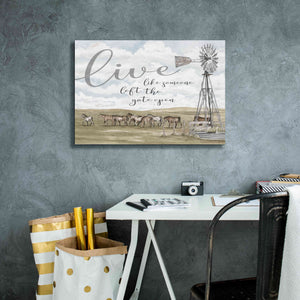 'Live Like Someoneâ€¦' by Cindy Jacobs, Canvas Wall Art,26 x 18