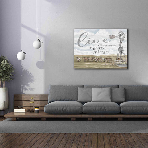 Image of 'Live Like Someoneâ€¦' by Cindy Jacobs, Canvas Wall Art,54 x 40