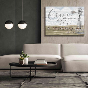 'Live Like Someoneâ€¦' by Cindy Jacobs, Canvas Wall Art,54 x 40